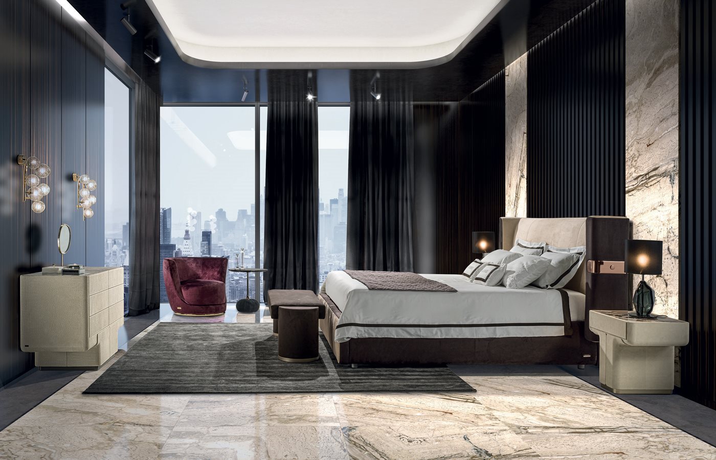 Кровать Longhi Mi Bed (Италия)