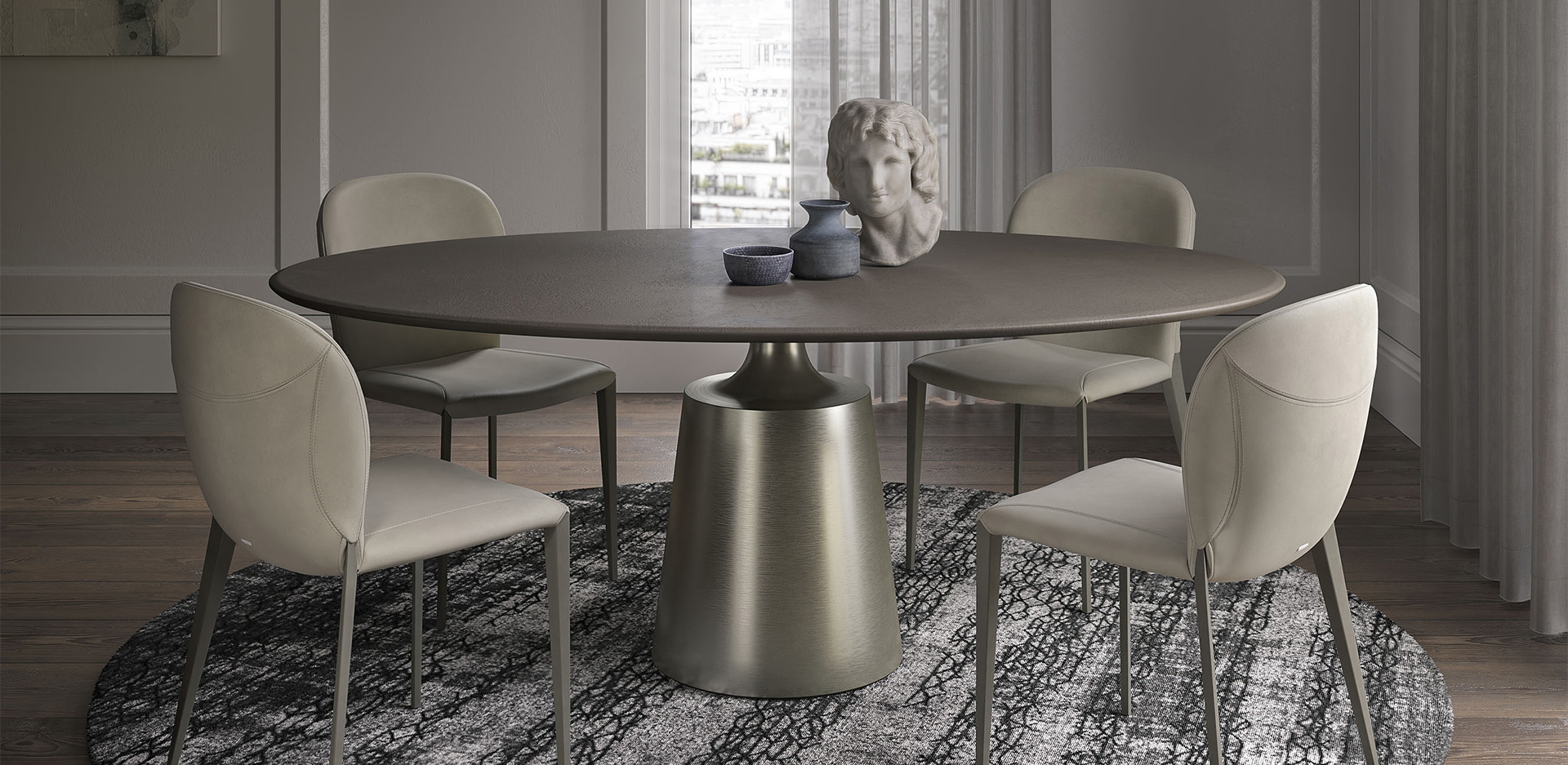 Стол Cattelan Italia Yoda Argile (Италия)