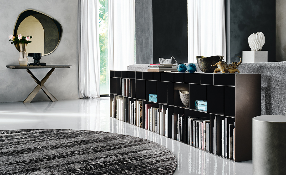 Стеллаж Cattelan Italia Latitude Серый Металл (Италия)