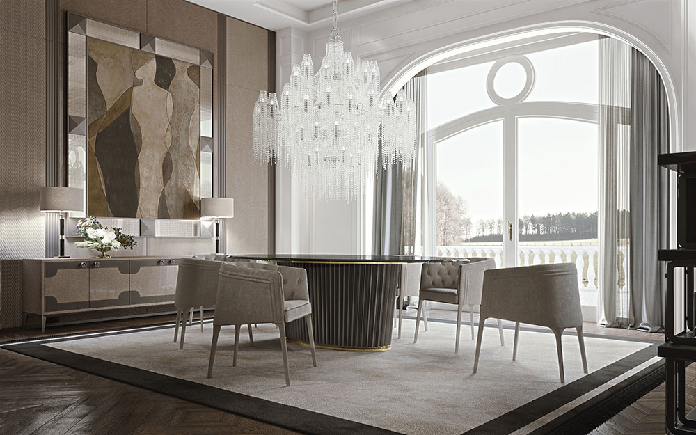 Стол обеденный Vittoria Frigerio Colonna Стол обеденный Vittoria Frigerio Colonna (Италия)