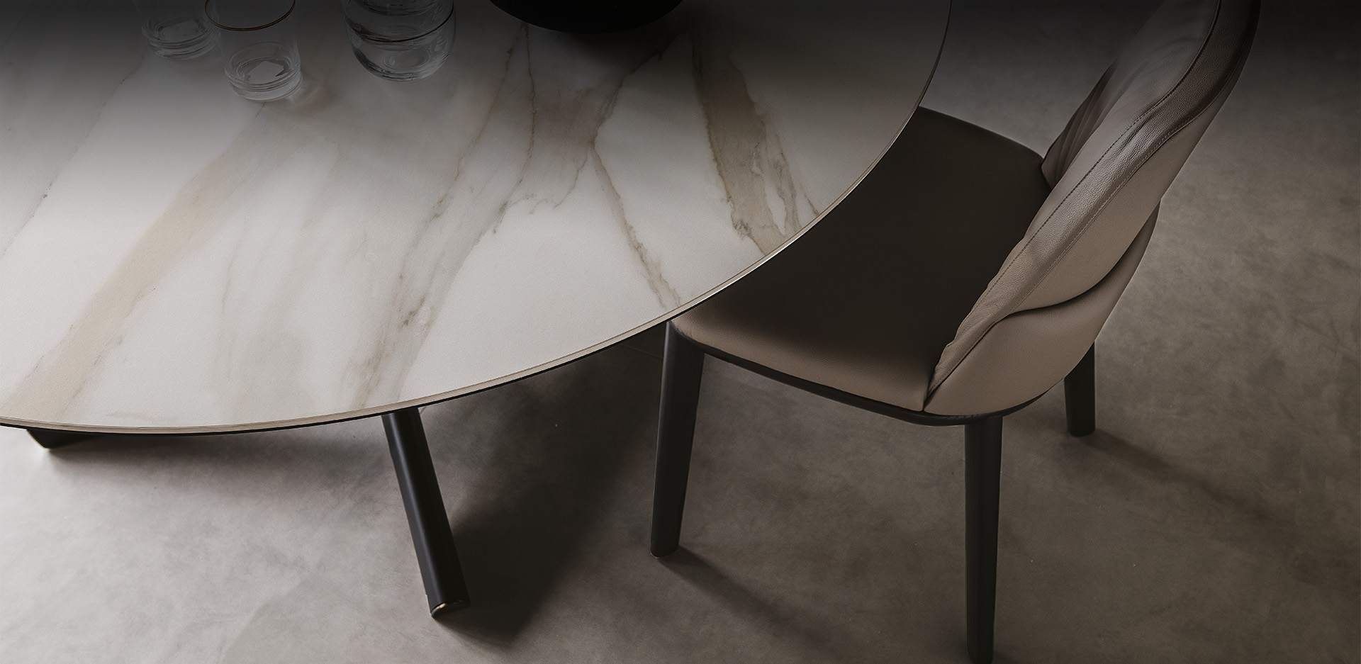 Стол обеденный Cattelan Italia Planer Keramik Round (Италия)