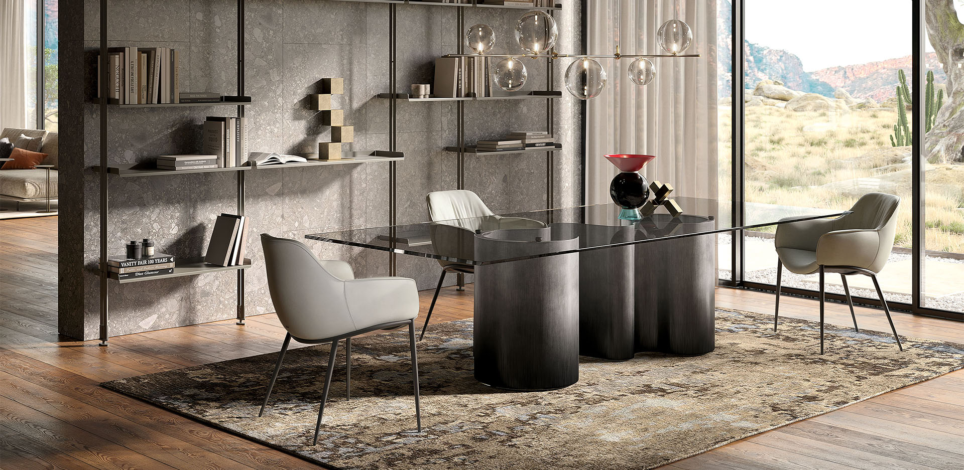 Стол Cattelan Italia Papel Glass (Италия)
