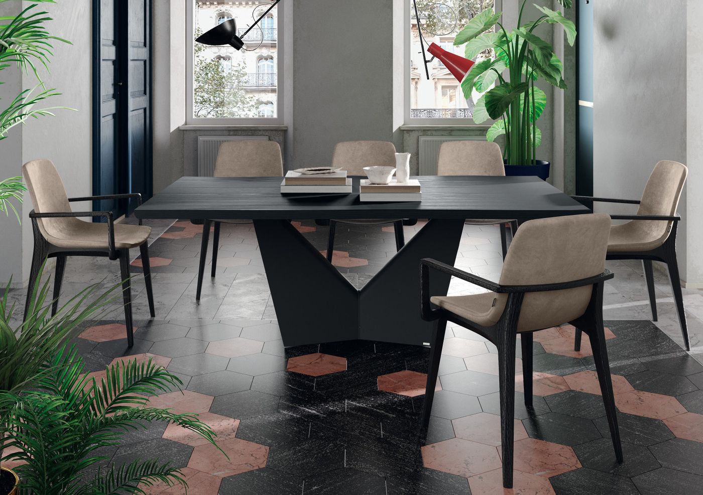 Стол обеденный Scavolini Sidney Стол обеденный Scavolini Sidney (Италия)