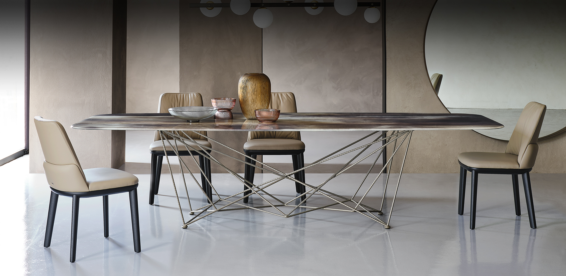 Стол обеденный Cattelan Italia Crystalart (Италия)