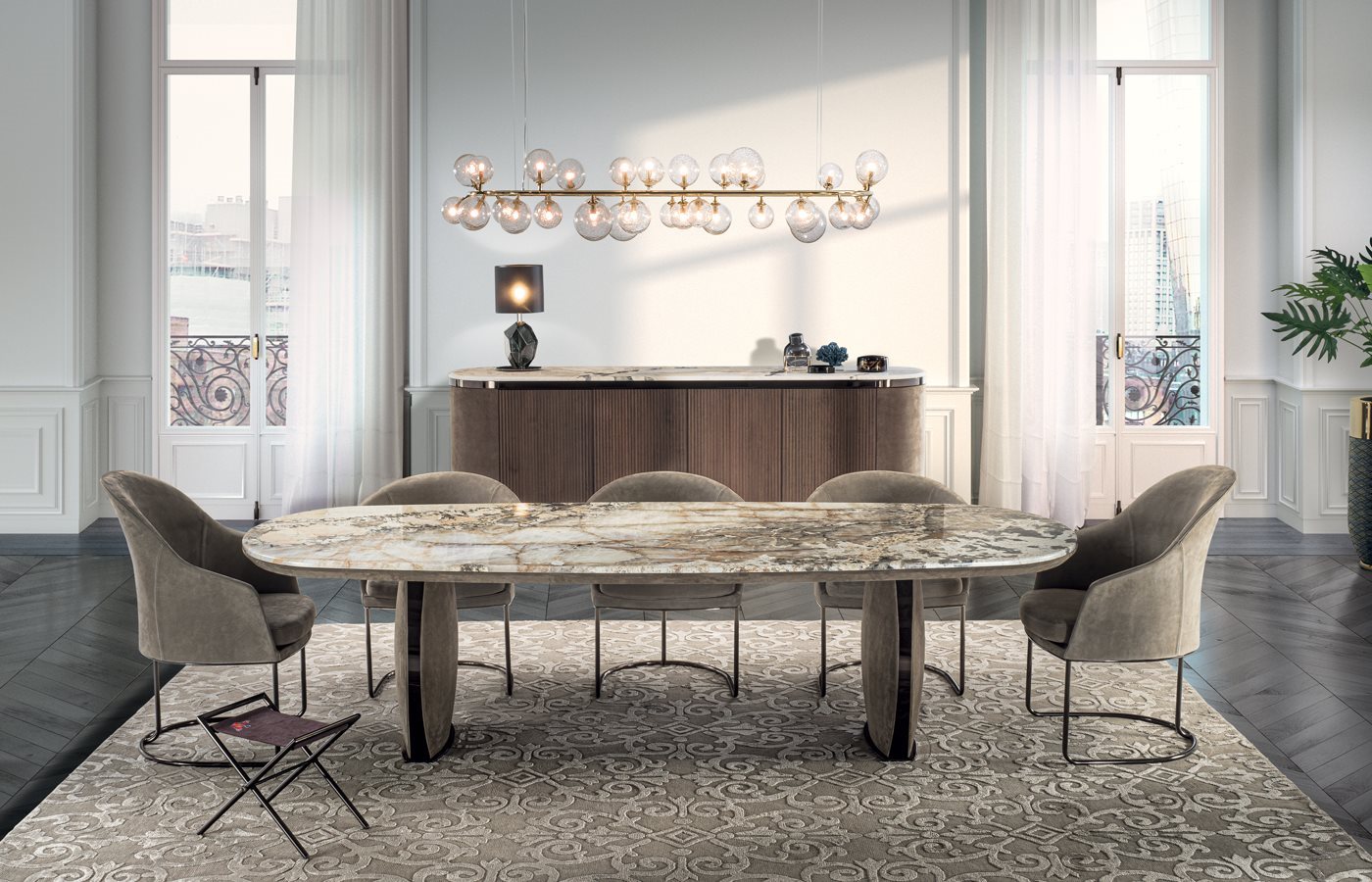 Стол обеденный Longhi Lotus (Италия)