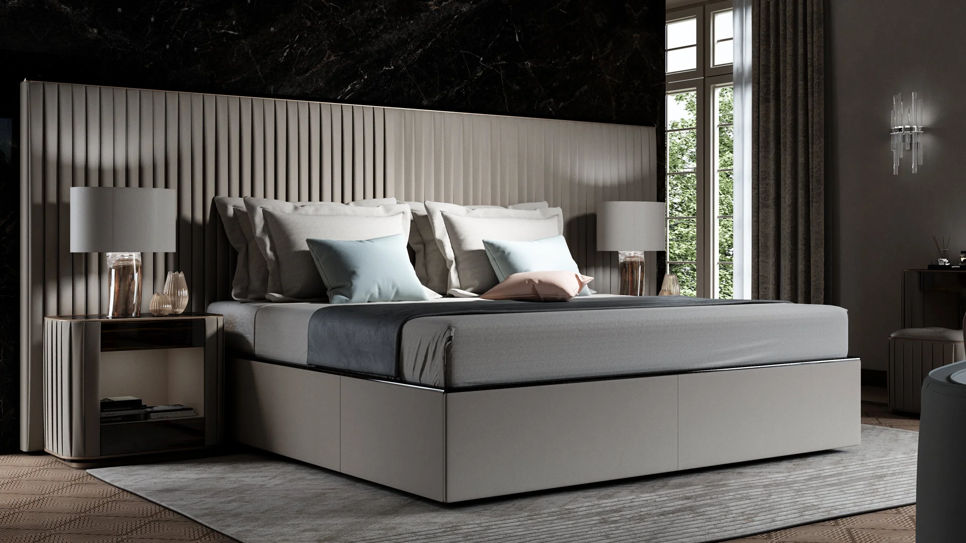 Кровать Reflex & Angelo Plisse XL (Италия)