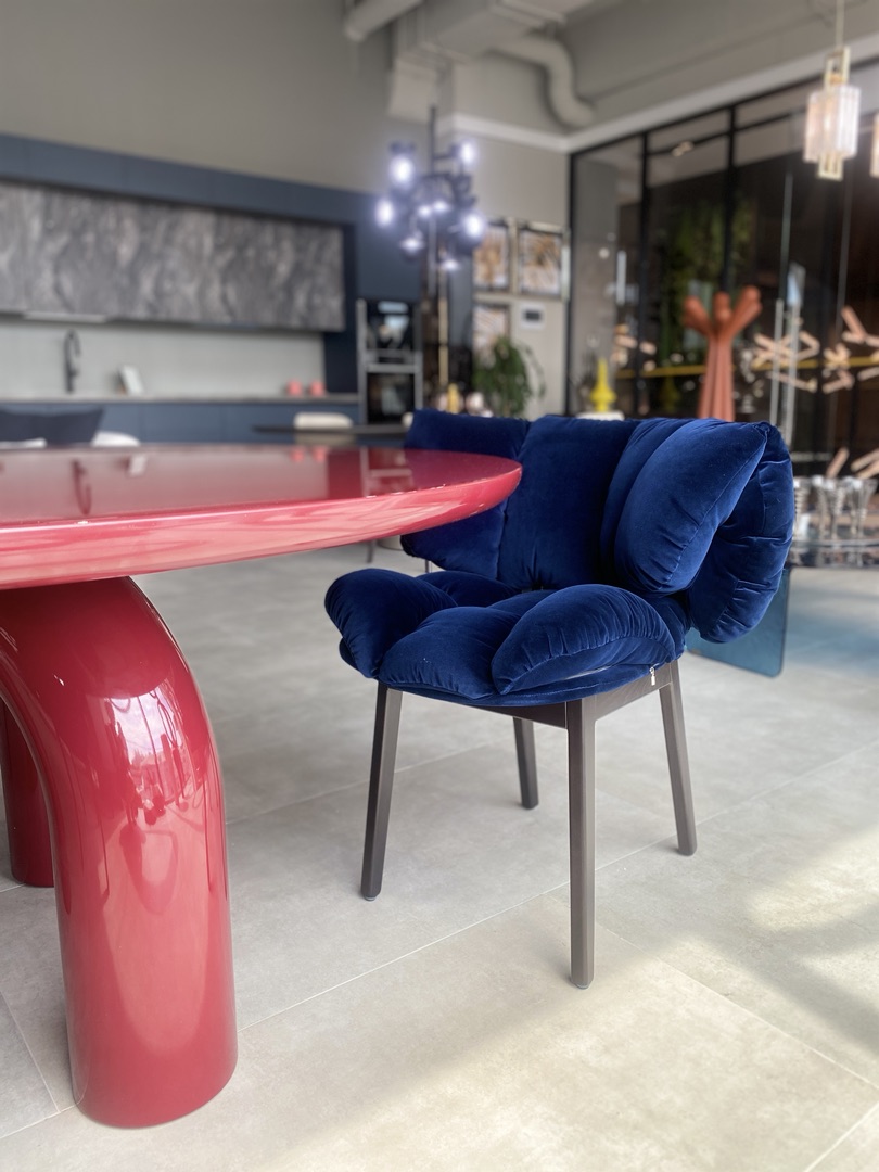 Стул Edra Blue Velvet (Италия)