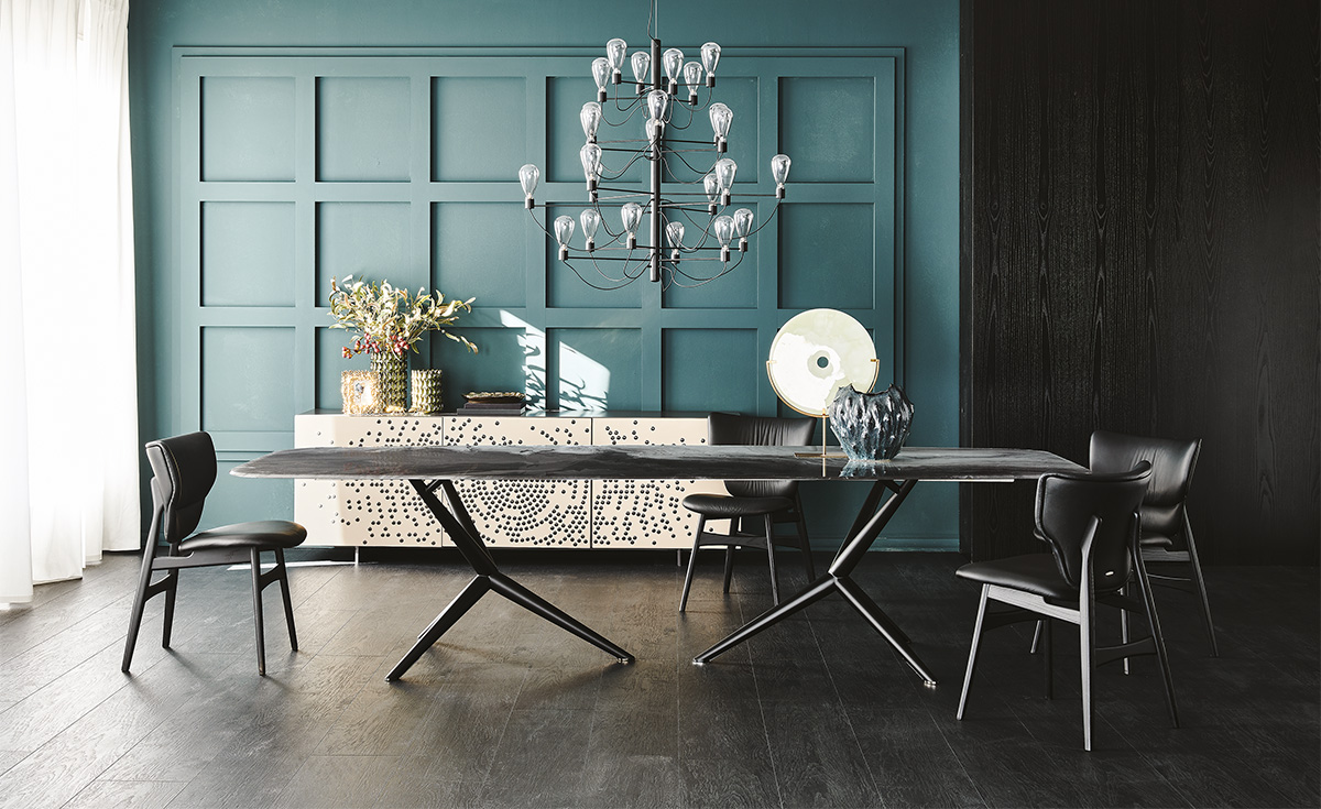 Стол обеденный Cattelan Italia Atlantis Crystalart (Италия)