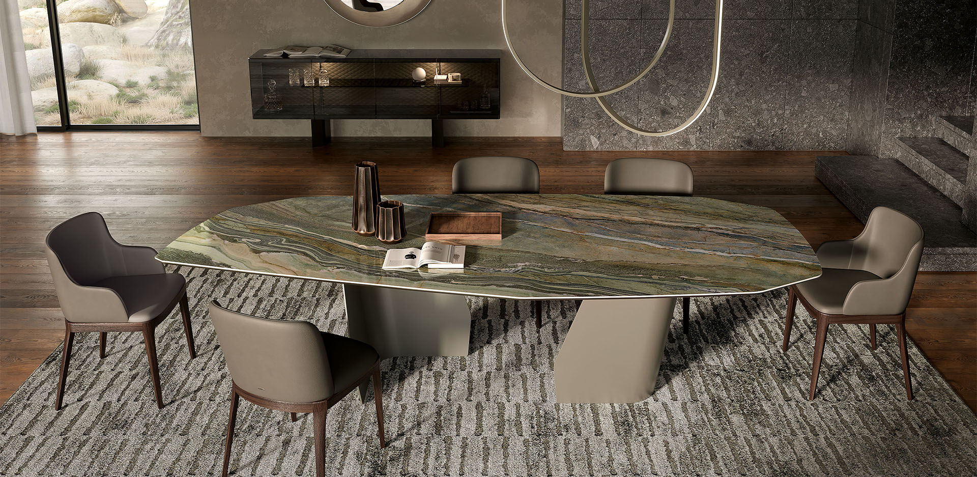 Стол Cattelan Italia Senator Keramik (Италия)