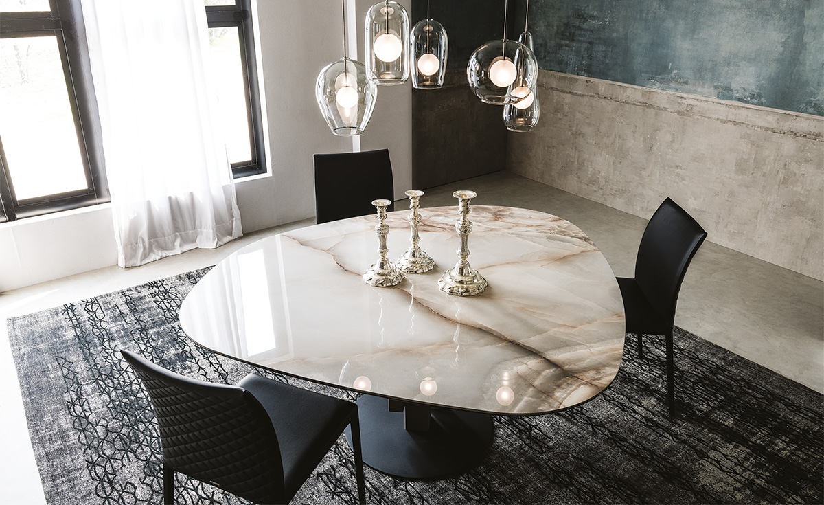 Стол обеденный Cattelan Italia Skyline Keramik Round Стол обеденный Cattelan Italia Skyline Keramik Round (Италия)