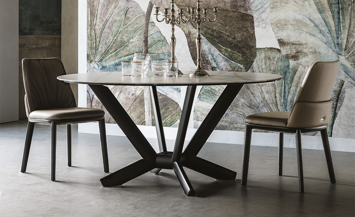 Стол обеденный Cattelan Italia Planer Keramik круглый (Италия)