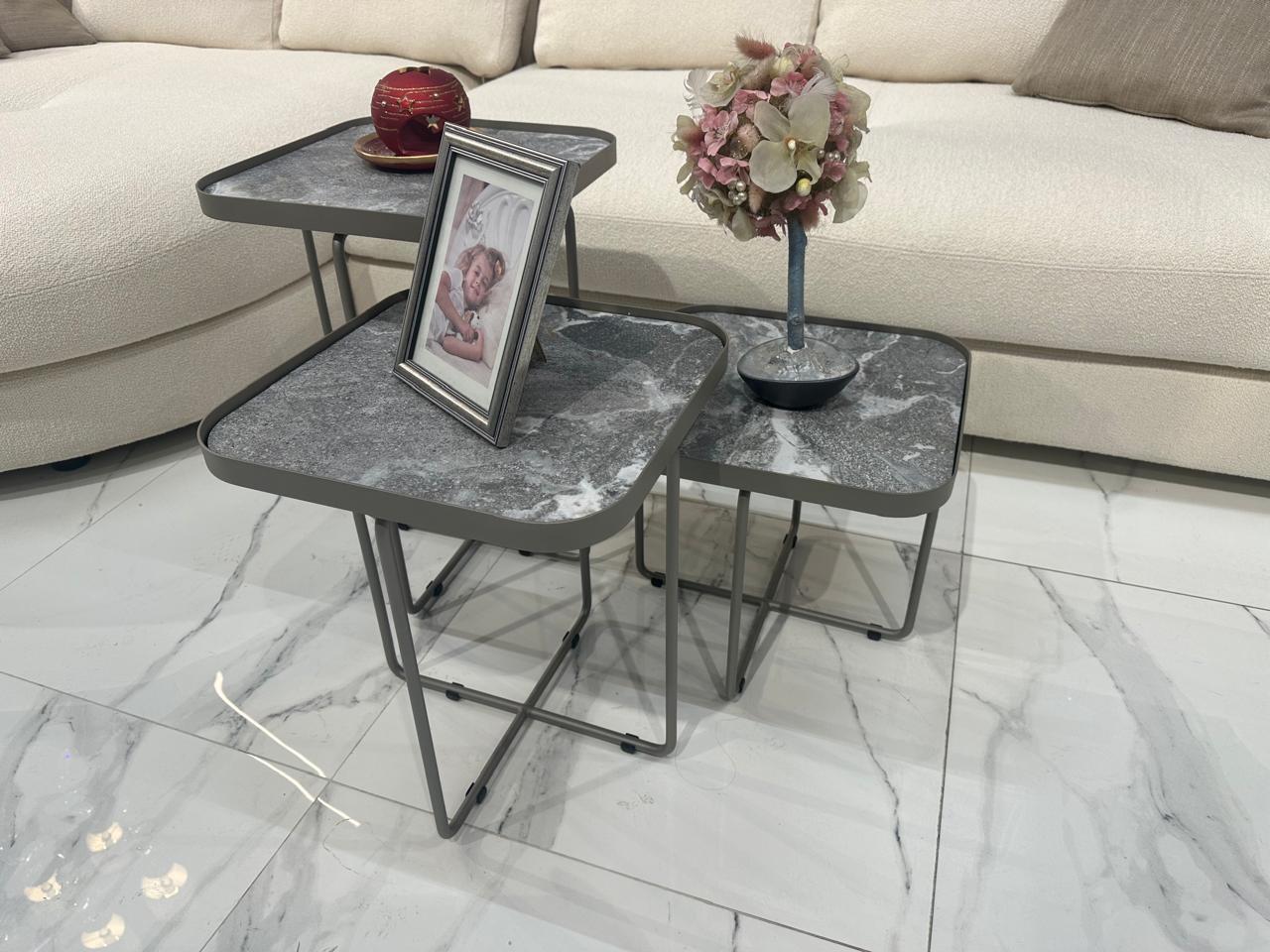 Журнальные столики Cattelan Italia Benny Keramik 3 шт. Журнальные столики Cattelan Italia Benny Keramik 3 шт. (Италия)