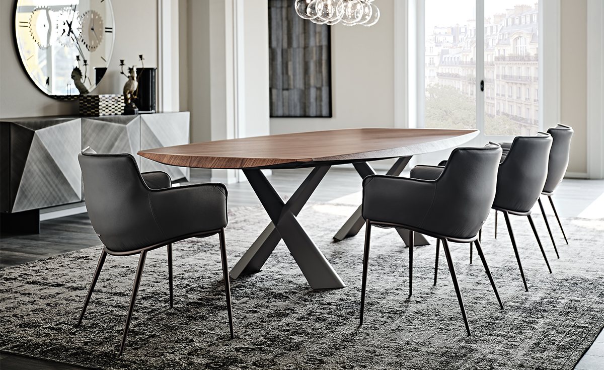 Стол обеденный Cattelan Italia Mad Max Wood (Италия)