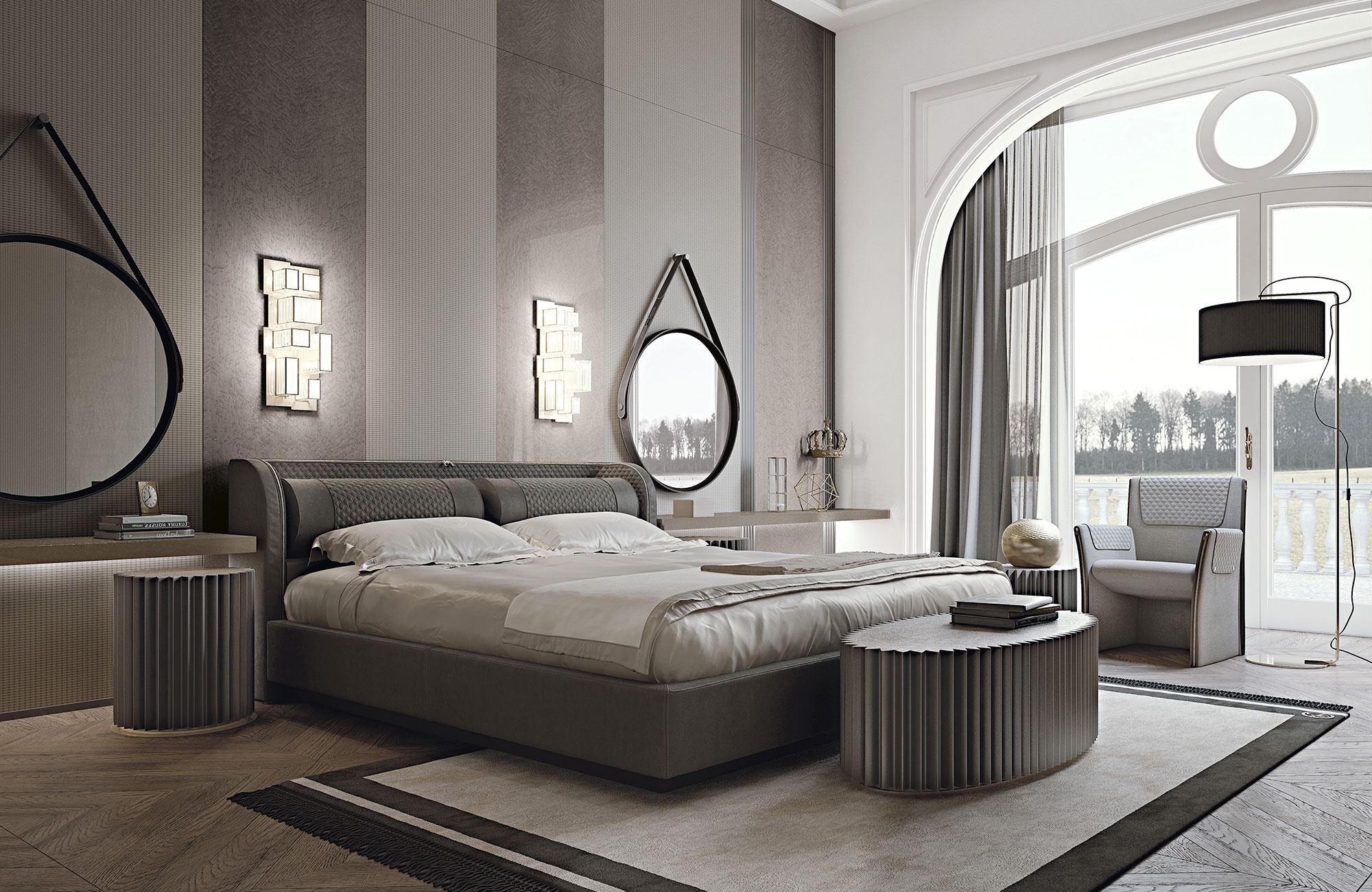Кровать Vittoria Frigerio Bellini High + Low (Италия)