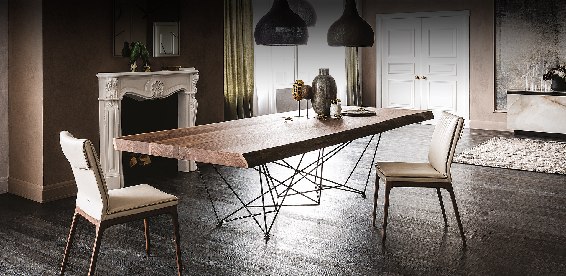 Стол обеденный Cattelan Italia Gordon Deep Wood (Италия)