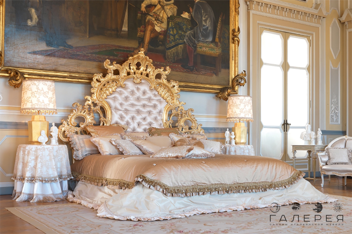 Кровать Boiserie Italia Villa D'este Кровать Boiserie Italia Villa D'este (Италия)
