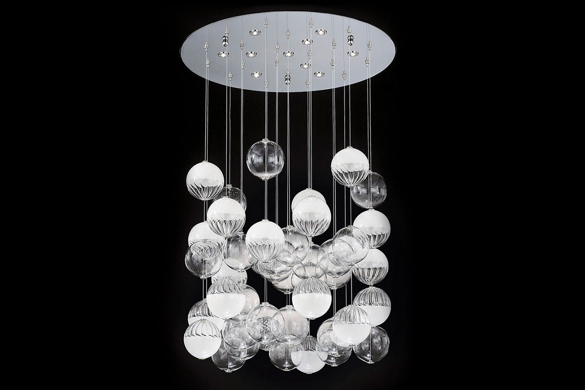 Люстра Glass and Glass Bolle di vetro (Италия)