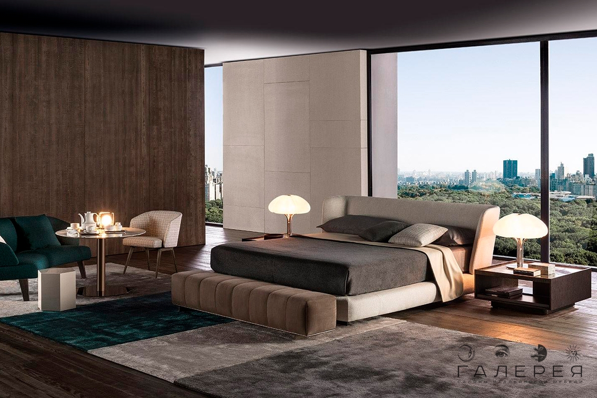 Кровать Minotti Reeves Кровать Minotti Reeves (Италия)