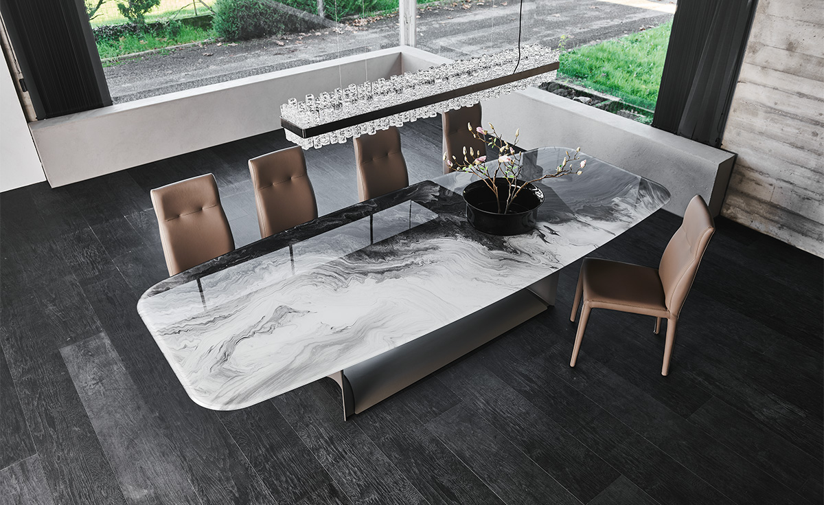 Стол обеденный Cattelan Italia Dragon Crystalart (Италия)