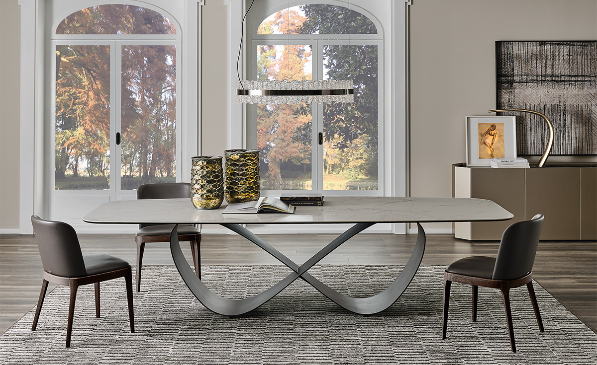 Стол обеденный Cattelan Italia Butterfly Keramik (Италия)