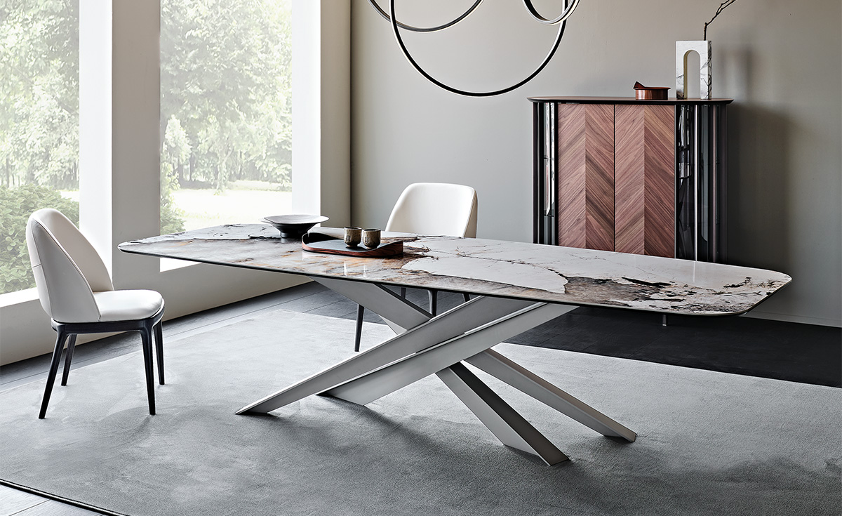 Стол обеденный Cattelan Italia Lancer Keramik Стол обеденный Cattelan Italia Lancer Keramik (Италия)