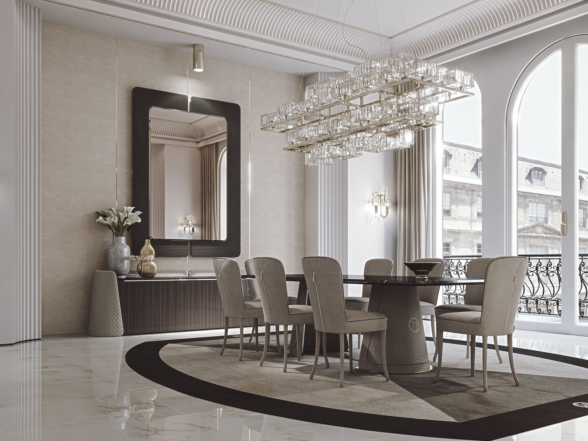 Стол обеденный Vittoria Frigerio Foscari Стол обеденный Vittoria Frigerio Foscari (Италия)