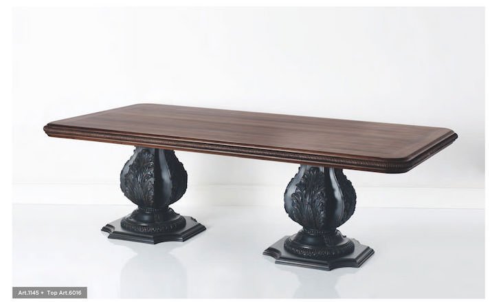 Стол обеденный Chelini 1145 + Top Art. 6016 Стол обеденный Chelini 1145 + Top Art. 6016 (Италия)