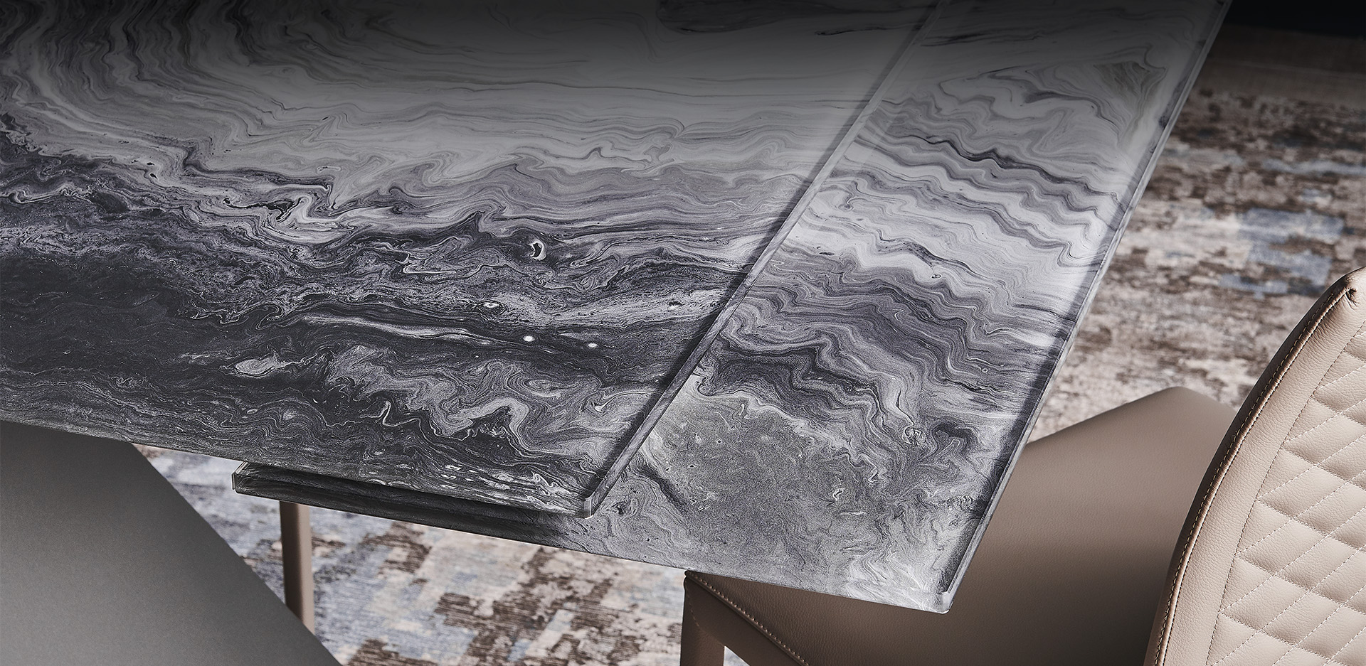 Стол обеденный Cattelan Italia Eliot Crystalart Drive (Италия)