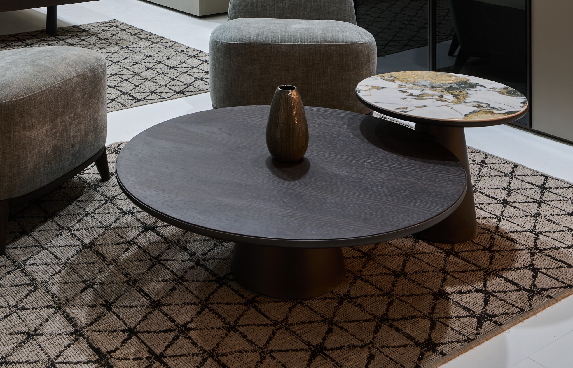 Столики (2 шт.) Cono coffee tables Tomasella (Италия)