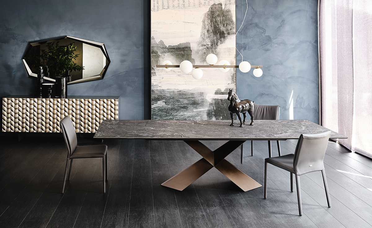 Стол обеденный Cattelan Italia Tyron Keramik Drive Стол обеденный Cattelan Italia Tyron Keramik Drive (Италия)