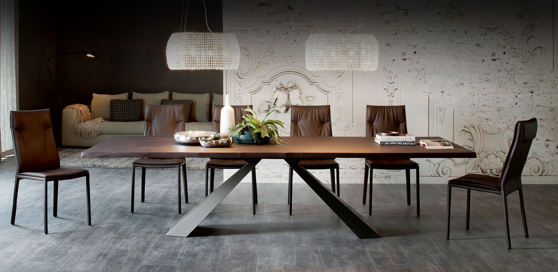 Стол обеденный Cattelan Italia Eliot Wood (Италия)