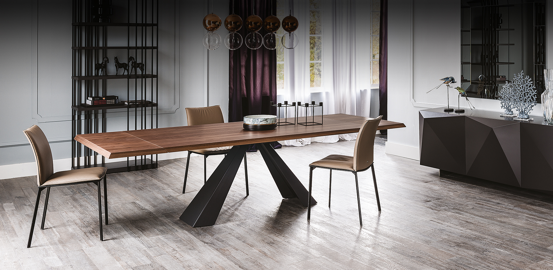 Стол обеденный Cattelan Italia Eliot Wood Drive Стол обеденный Cattelan Italia Eliot Wood Drive (Италия)