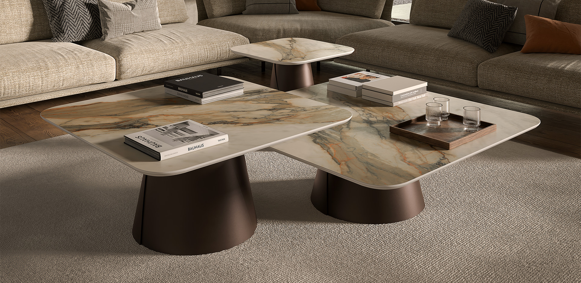 Журнальные столики Cattelan Italia Albert Keramik S (Италия)