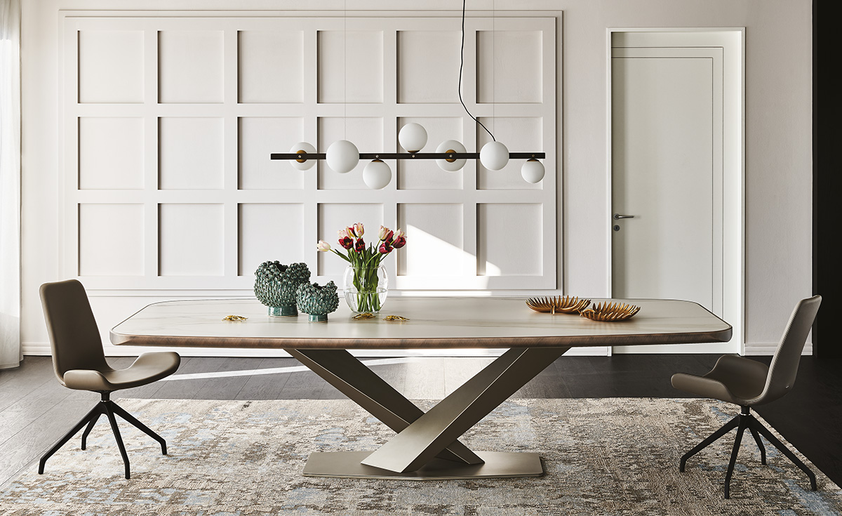 Стол обеденный Cattelan Italia Stratos Keramik Premium (Италия)