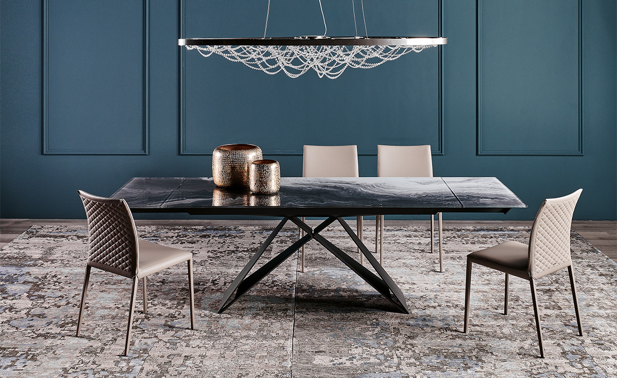 Стол обеденный Cattelan Italia Premier Crystalart Drive (Италия)