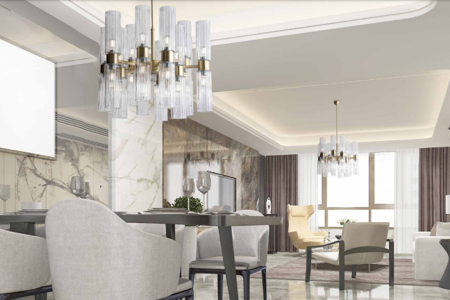 Люстра Stillux Lighting Lab 21017/24-GT (Италия)