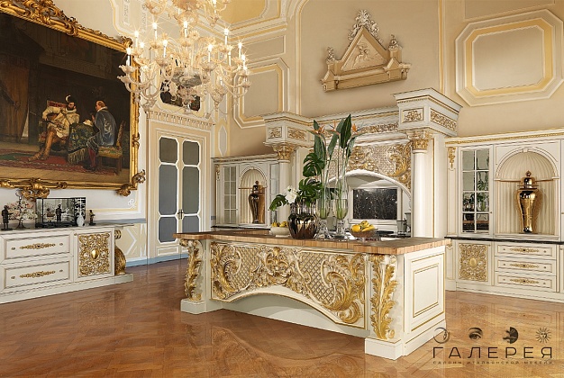 Кухня Boiserie Italia Palazzo Giada 1 Кухня Boiserie Italia Palazzo Giada (Италия) 1