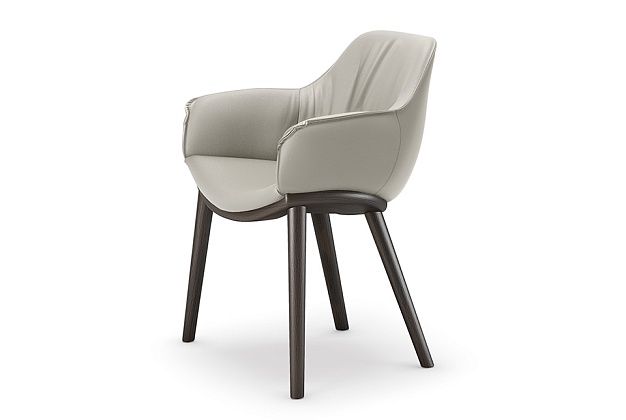 Полукресло Cattelan Italia Scarlett Wood 1 Полукресло Cattelan Italia Scarlett Wood (Италия) 1