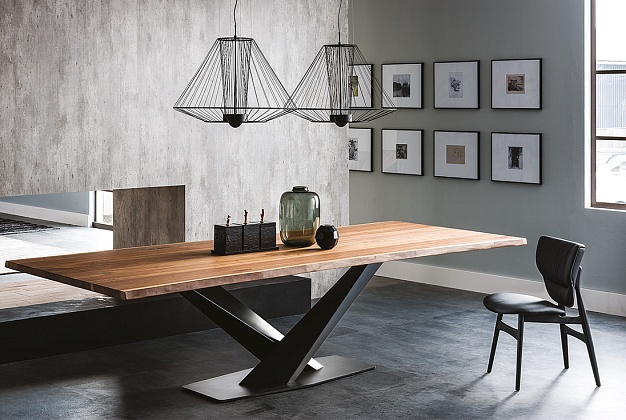Стол обеденный Cattelan Italia Stratos Wood 4 Стол обеденный Cattelan Italia Stratos Wood (Италия) 4