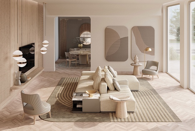 Диван Vittoria Frigerio Brivio 2 Диван Vittoria Frigerio Brivio (Италия) 2