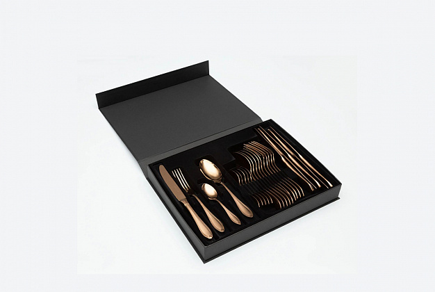 Столовые приборы (24 шт.) Belo Inox TAMISA bronze106-107 2 Столовые приборы (24 шт.) Belo Inox TAMISA bronze106-107 (Португалия) 2