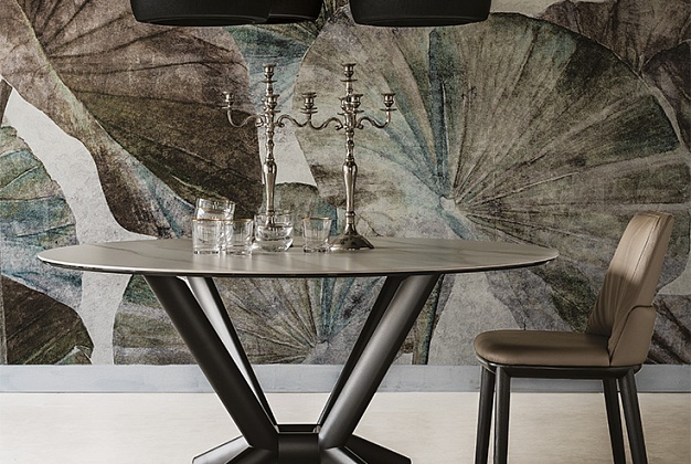 Стол обеденный Cattelan Italia Planer Keramik круглый 2 Стол обеденный Cattelan Italia Planer Keramik круглый (Италия) 2