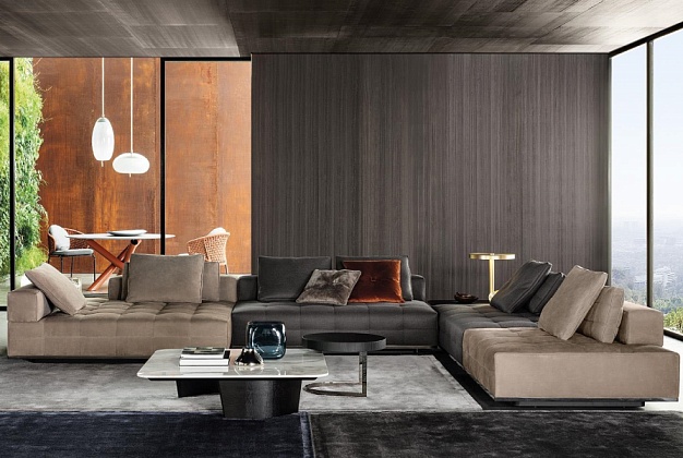 Мягкая мебель Minotti Lawrence Clan 1 Мягкая мебель Minotti Lawrence Clan (Италия) 1