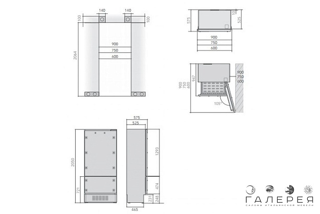 Холодильник KitchenAid KCZCX 20901L 2 Холодильник KitchenAid KCZCX 20901L (Италия) 2