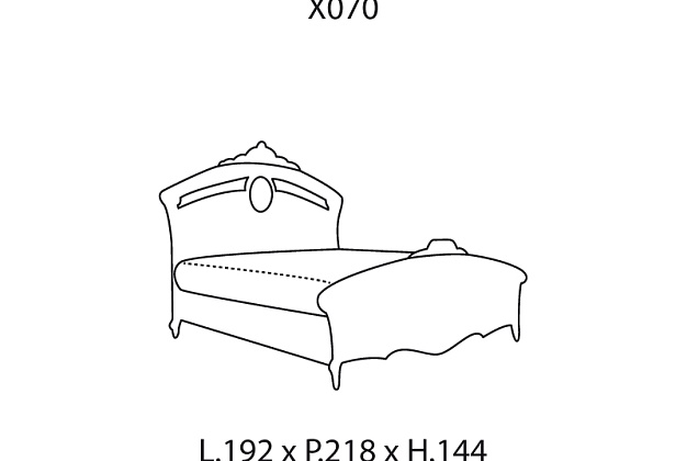 Спальня Barnini Oseo Reggenza Luxury 2 Спальня Barnini Oseo Reggenza Luxury (Италия) 2