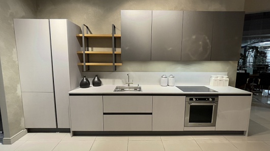 Кухня Arrex Loft Wall + Lab Metal + Loft Wood (без техники)