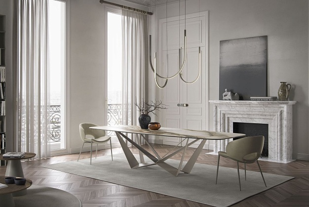 Стол обеденный Cattelan Italia Skorpio Keramik 8 Стол обеденный Cattelan Italia Skorpio Keramik (Италия) 8