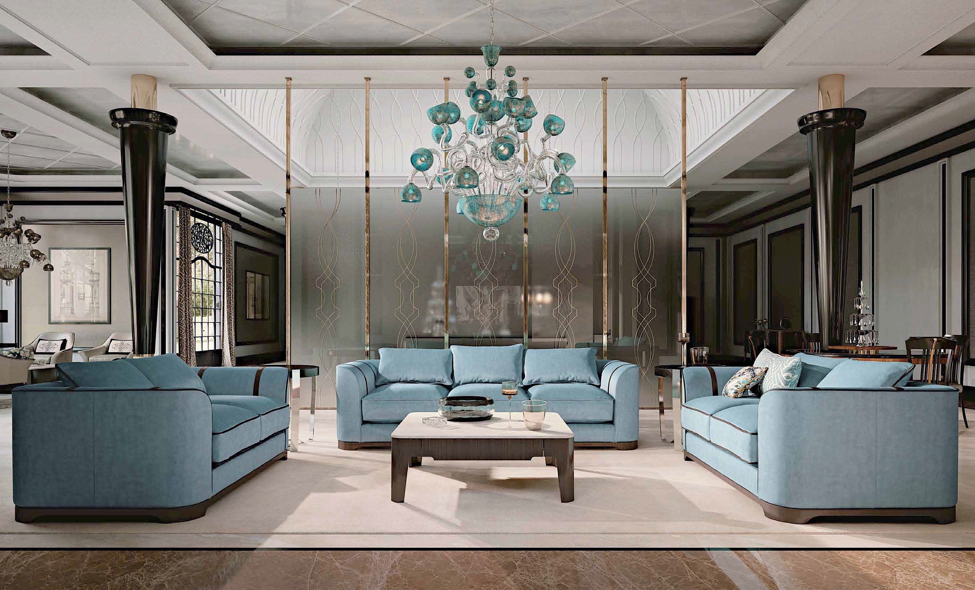 Люстра BelMondo Park Avenue 663 BLU (Италия)