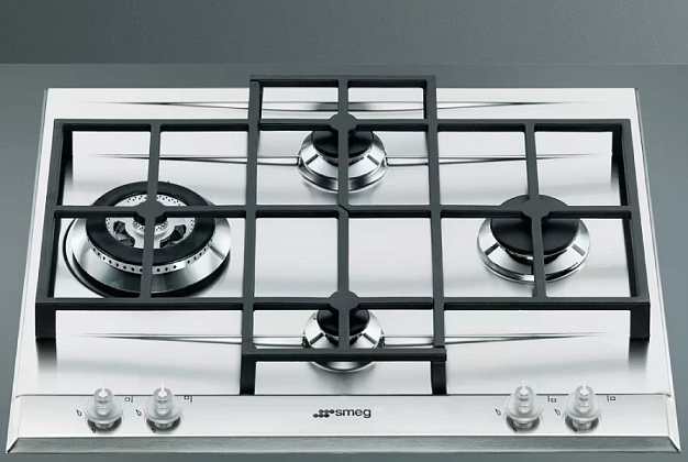 Газовая варочная панель Smeg P1641X 2 Газовая варочная панель Smeg P1641X () 2