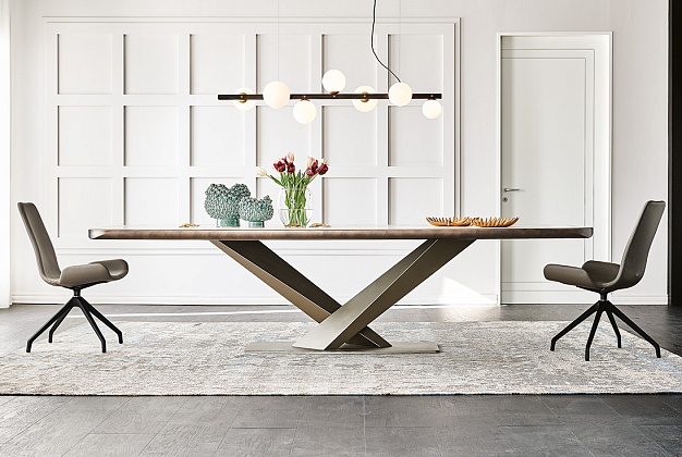 Стол обеденный Cattelan Italia Stratos Keramik Premium 2 Стол обеденный Cattelan Italia Stratos Keramik Premium (Италия) 2